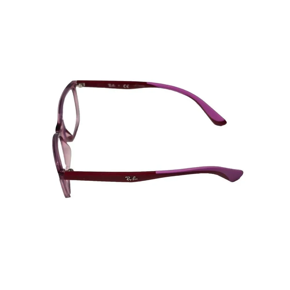 RAY-BAN Eyeglasses‎ TRANSLUCENT PINK SQUARE Glasses Frame MOD: RB1586 3777 49 16